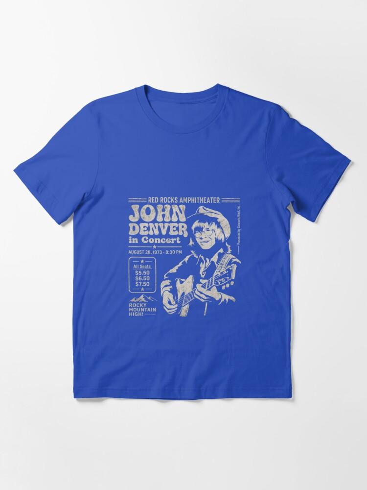 John Denver John Denver Red Rocks Concert 1973 Vintage Essential T-Shirt