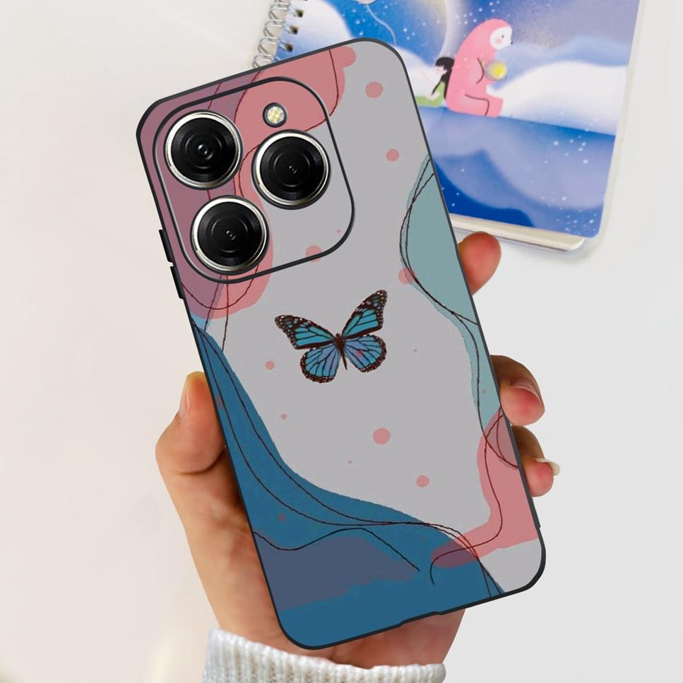 For Tecno Spark 20 Pro Case Astronaut Luxury Flower TPU Soft Silicone Back Cover For Tecno Spark 20Pro 6.78" Bumper Phone Case