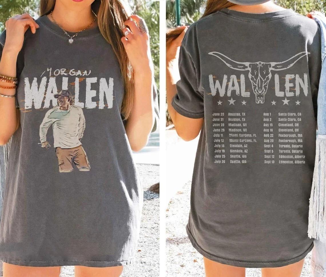 

Vintage Wallen Country Music Morgan Shirt If I m The Problem 2025 Shirt Unisex Men Women Summer Casual Crew Neck Cotton Tee XL