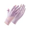 Sun Protection Gloves Sunscreen Breathable Anti-Uv Cooling Fabric Slip Gloves For Outdoor Cycling Driving