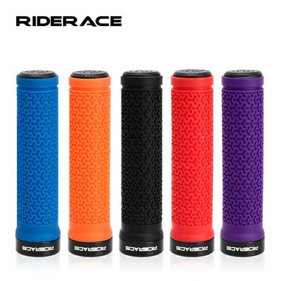 Fahrrad Griff Bar Griffe MTB Mountainbike Weiche einseitige Verriegelung Lenker Abdeckung Stecker Gummi Nicht-slip Radfahren Zubehör