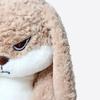 38cm  Bunny Stuffed Animals, Angry Bunny Plush Toys, Stuffed Rabbit Pluhine, Plush Rabbit Stuffed Animal, Perfect for a Gift (Brown)