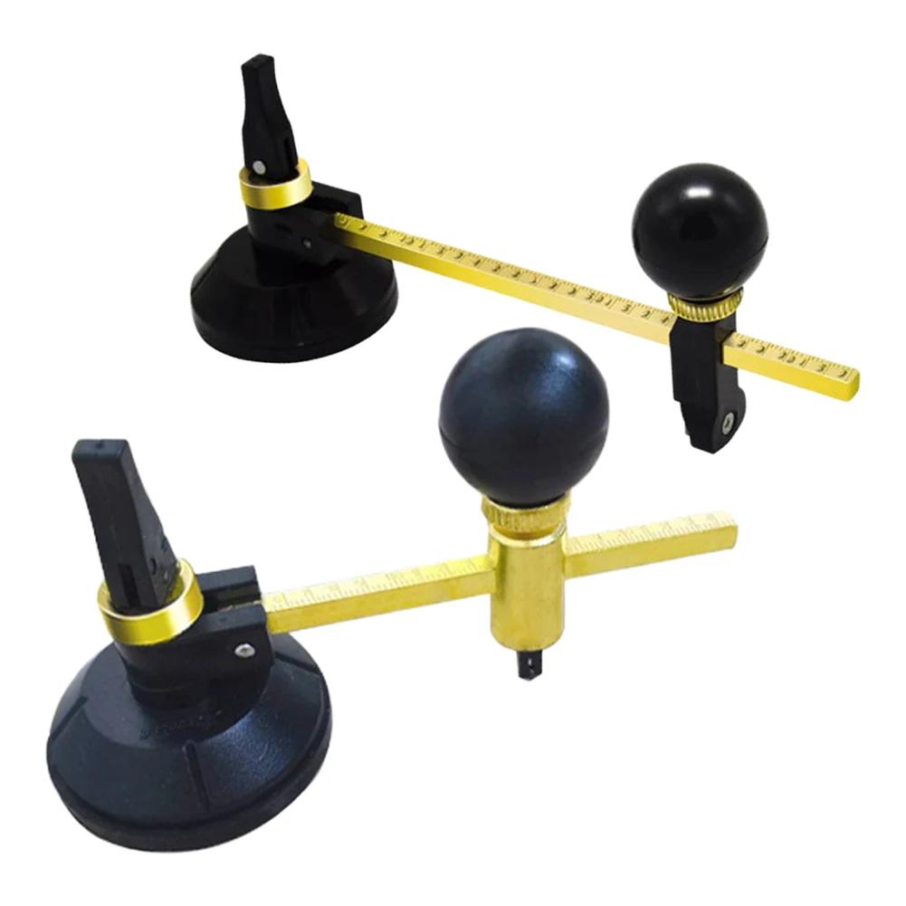 1pcs Glass Cutter Circle With Adjustable Suction Cup Construction Tool Multi-function For Cutting Glass And Punching Hood