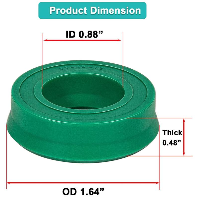NONY Hydraulic Jack Piston U-Cup Seal for 2 TON Floor Jack & 328 Series Sears-328.12001, 328.12002, 328.12160/ASTRO /Snap On/MAC