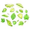 10-100Pcs Green Acrylic Leaf Charms Leaves Beads Pendants For Diy Necklace Bracelet Earrings Jewelry Making Handmade Crafts