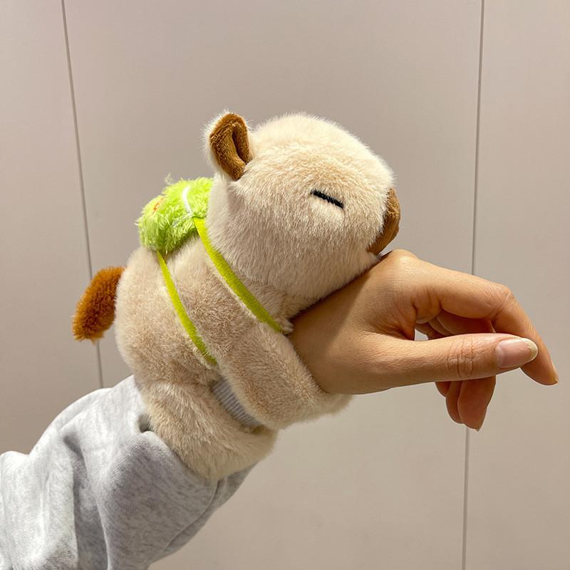 Capybara Plush Sweet Wristband Toy Adorable Stuffed Animal Figure With Filling Soft