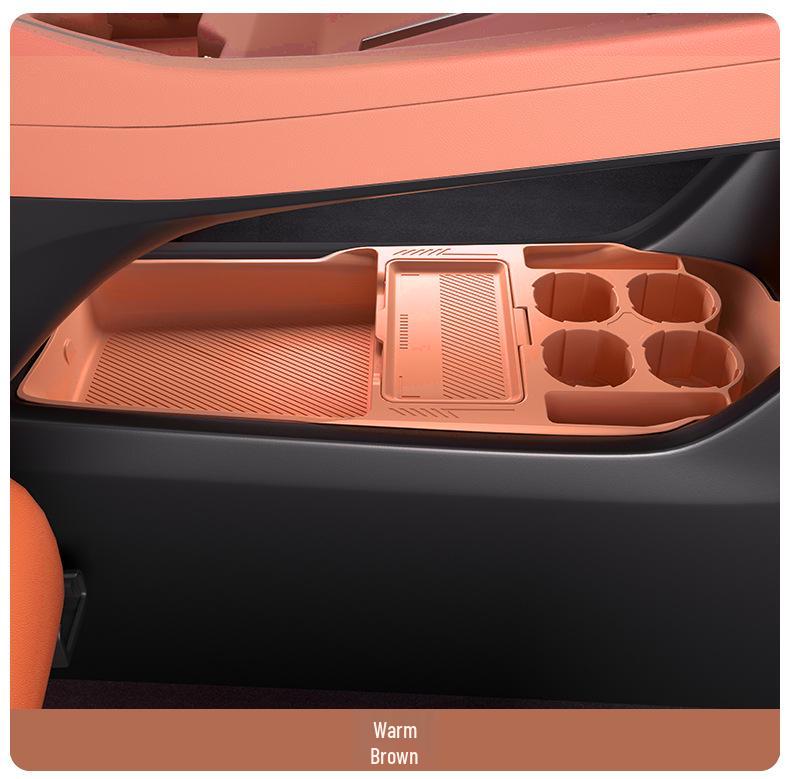 L60_L90 Silicone Center Console Storage Organizer for Cars