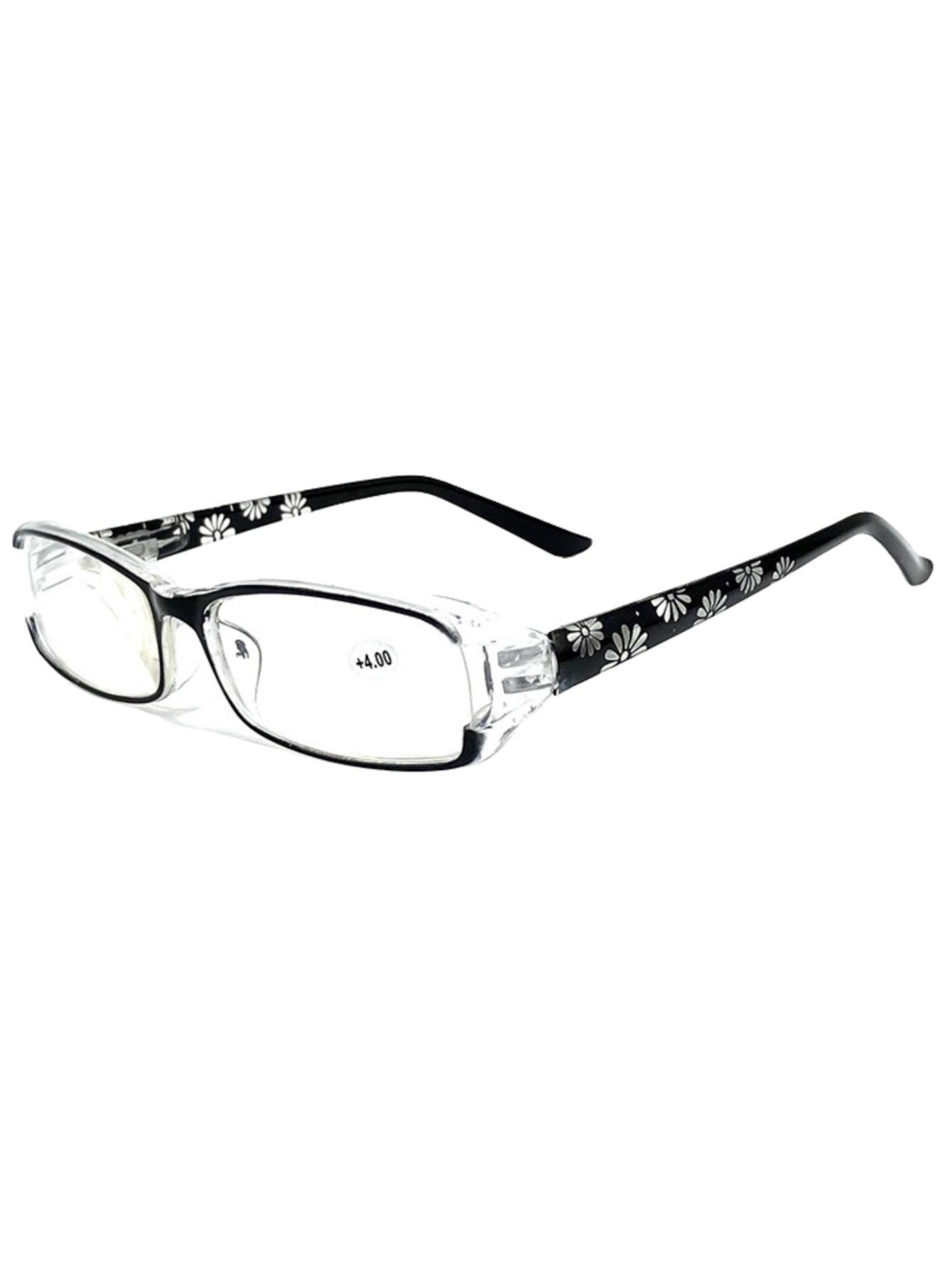 

New fashion printed reading glasses for men and women HD wear-resistant reading glasses for middle-aged and elderly people. 3.5
