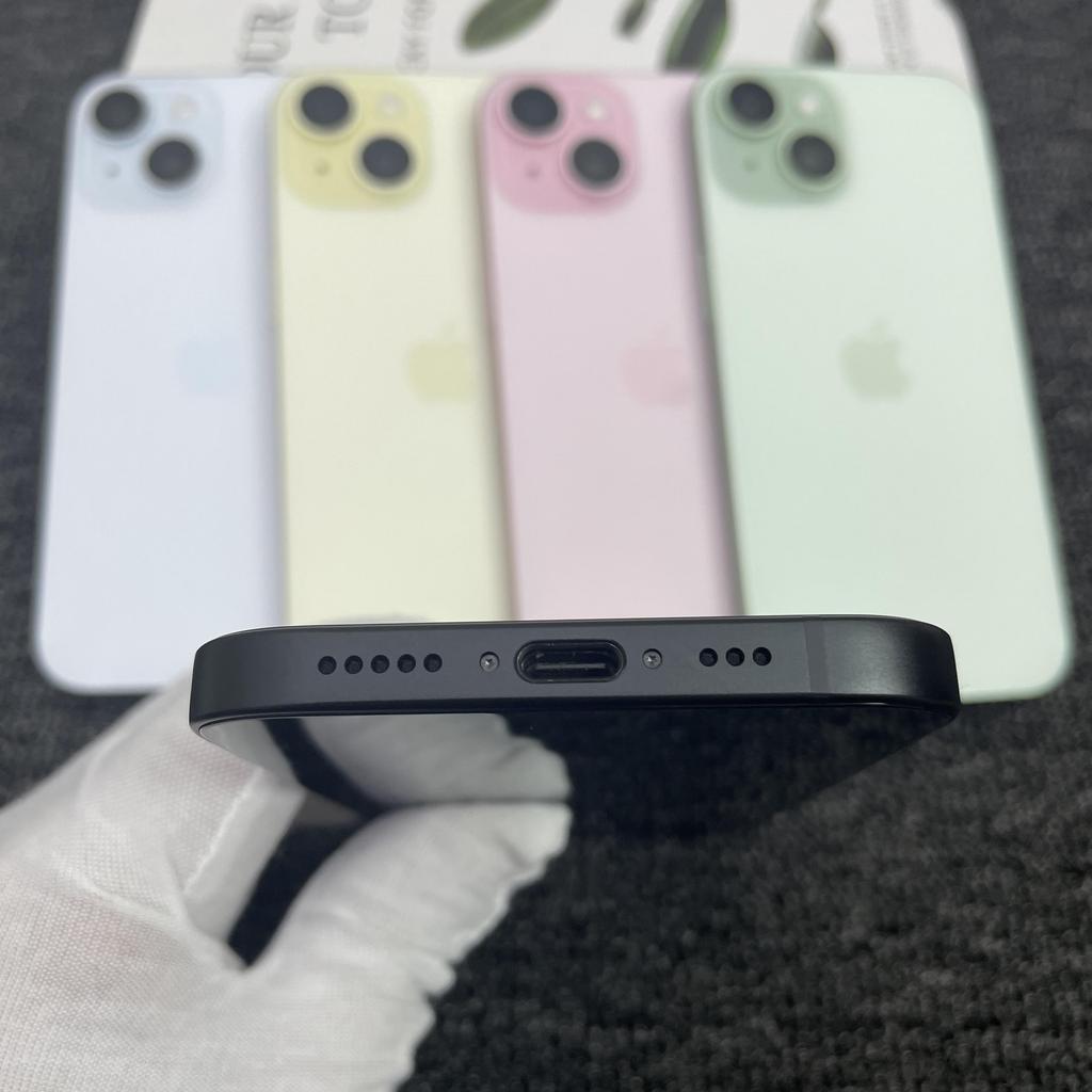 Refurbished Apple iPhone 15 Smartphone with Nano-SIM+eSIM