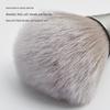 Silver Slim Waist Nail Dust Brush - Soft Bristle Makeup & Cleaning Tool
