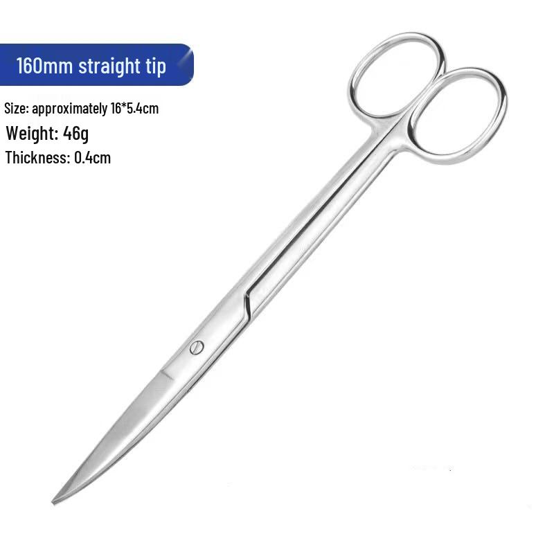 Stainless Steel Ophthalmology & Cosmetic Scissors: Thread, Bandage, Eyelid Patch, Non-Stitch Removal, Gauze