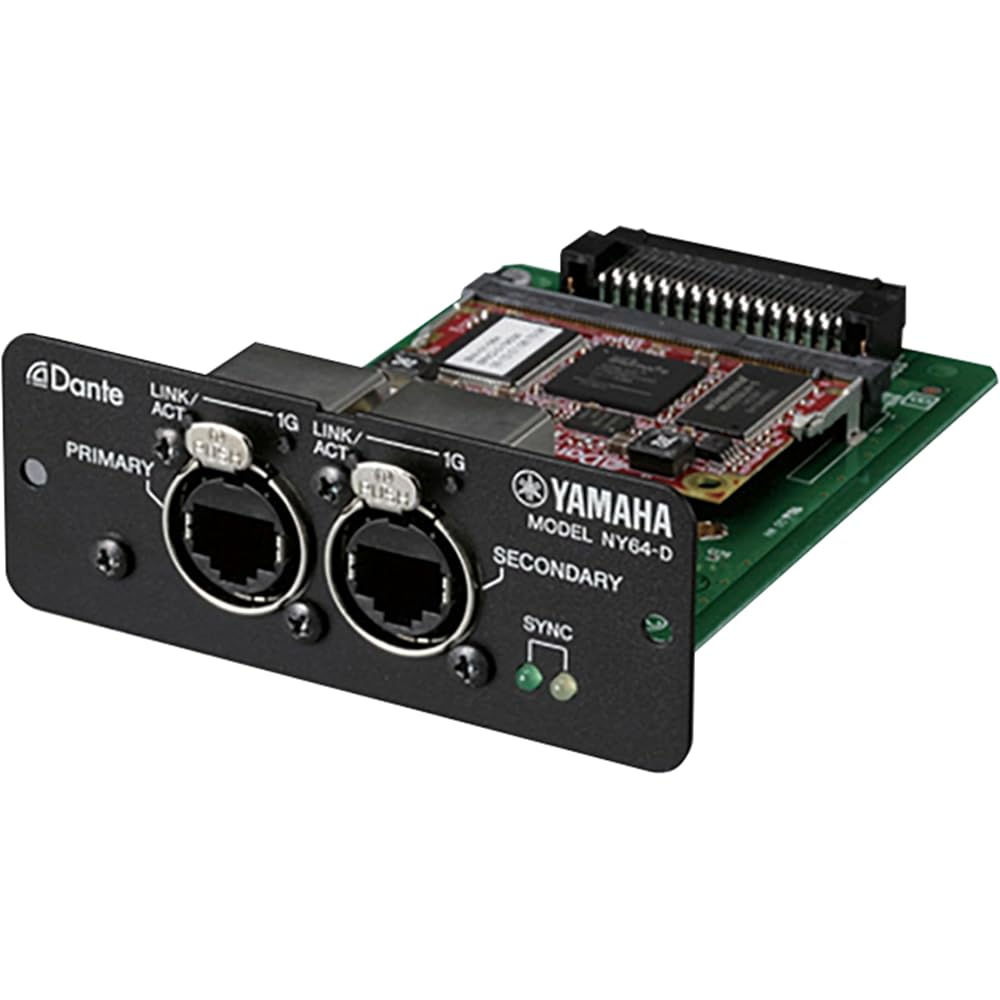 Yamaha Yamaha DANTE input/output card NY64-D
