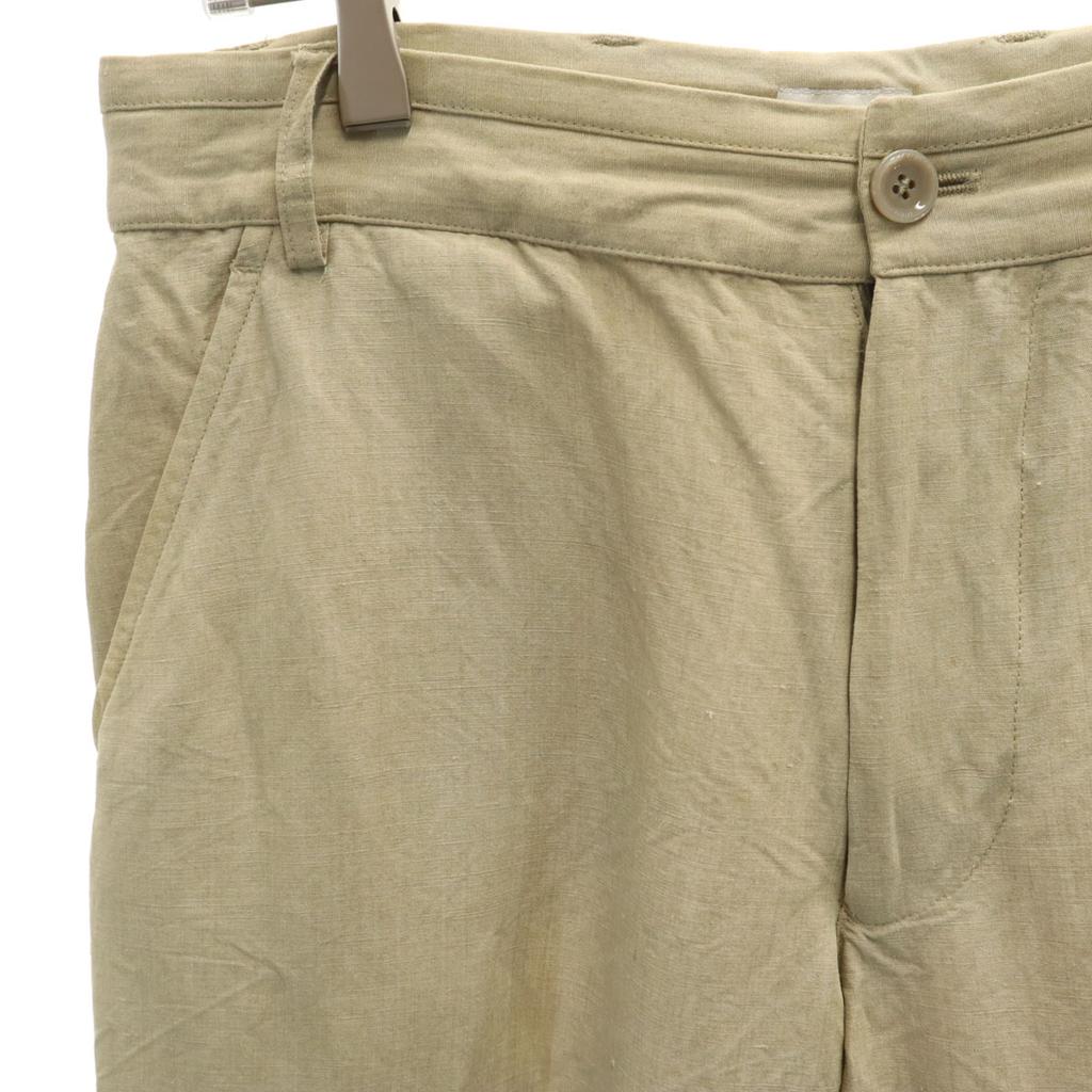 Armani Collezioni Made In Italy Linen Blend Wide Pants 46 Beige Men's Used