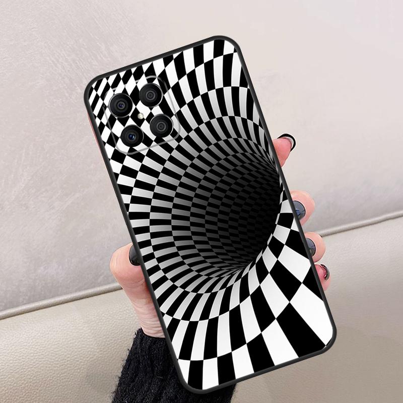 Crazy Checkered For Honor Magic 8 6 7 Pro Case For Honor 400 Lite 200 50 70 90 X8c X8b X9a X9b X9c X9d Win RT