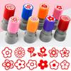DIY Drawing Toy Star Grading Stamp Self Inking Teacher Review Stamp Rewards Flower Stamp  School