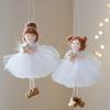Gauze Skirt Christmas Tree Pendant Hanging Angel Girl Pendant  Party Decoration