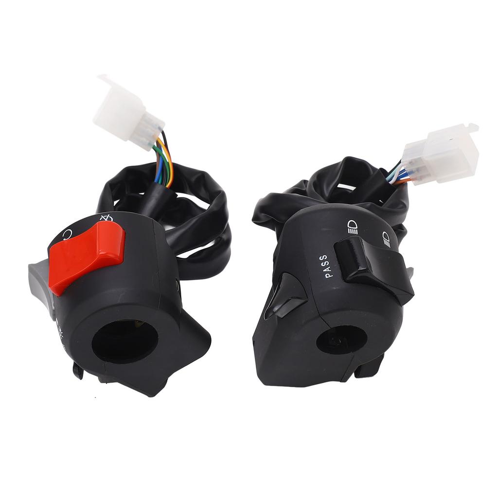 Interruptor de Manillar de Motocicleta 7 8in Señal de Giro Claxon Luz Alta Baja Botón de Interruptor de Arranque Parada para PCX 160 150