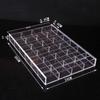 Transparent Acrylic Multi-Compartment Jewelry & Lipstick Display Stand