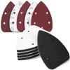 Mouse Sander Sandpaper: Mouse Sanding Pads 5 Holes Triangle Sanding Pads,5 Pcs 40 Mesh Sandpaper + 80/120/180/240 Mesh Sanding Paper