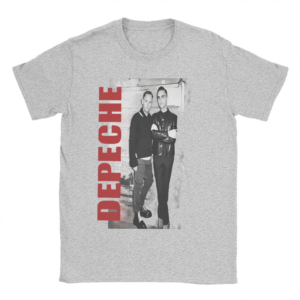 Electronic Rock Depeche Cool Mode Men T Shirt  Casual Tee Shirt Short Sleeve Crew Neck T-Shirt Cotton Plus Size Clothing