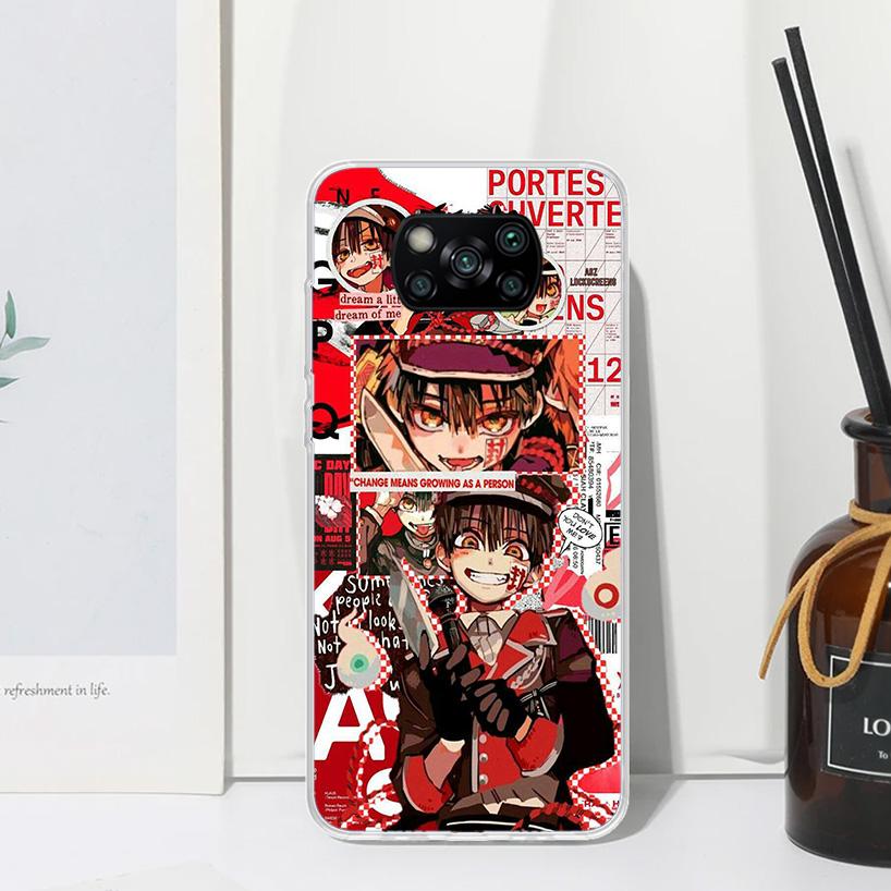 Anime Toilet Bound Hanako Kun Phone Case For Xiaomi Poco X7 X6 X5 M7 M8 Pro F7 Ultra Redmi 15C 15 13C 13 12C 12 10 10C 10A Art F