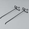 10Pcs Durable Retail Shop Mesh Stall Hangers Coat Bag Wall Hook Supermarket Shelf Hook Reusable Metal Mesh Panel Hooks