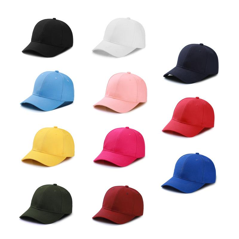 High-end Pure Cotton Baseball Cap Korean Version Men's and Women's Embroidered Hat Baseball Cap with Brim