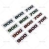 Suitable for Mercedes Benz Modified Babos Logo 700 800 900 Rocket Version Carbon Fiber Labeling Car Sticker Emblem
