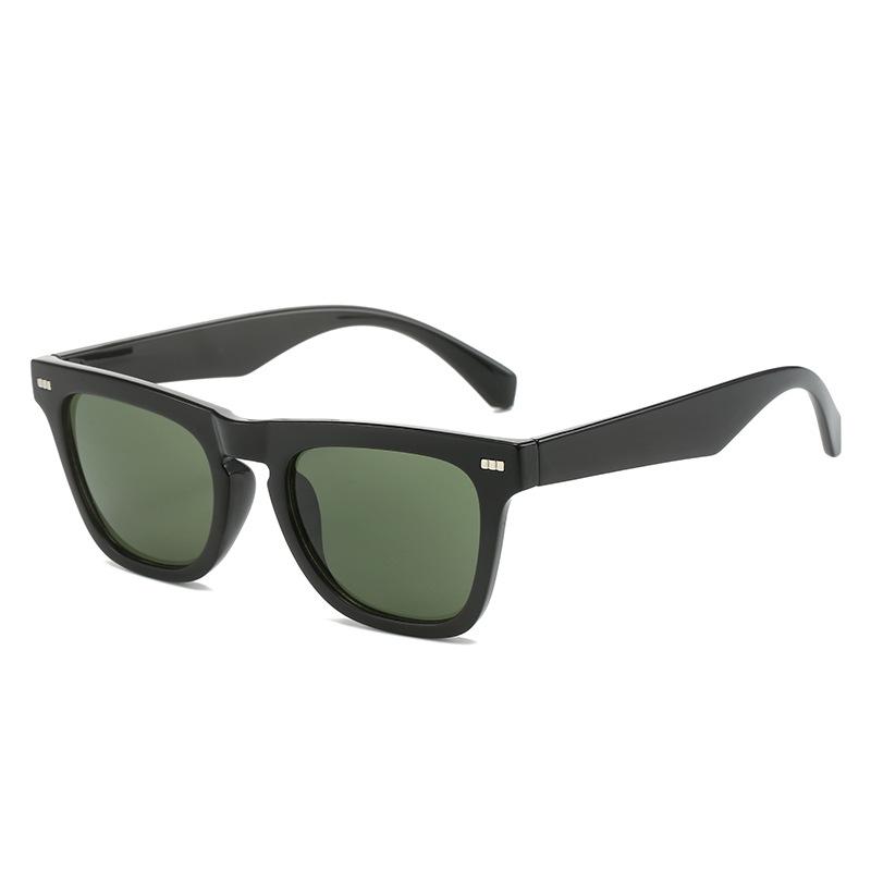 2023 Retro Rivet Sunglasses European and American Style for Men - Simple, Literary Driving Shades.
