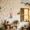 2D Flat 1pc, 8x8 In, No Urinating In The Pool Sign Aluminum Metal Decorative Signs & Plaques, Unique, Durable, Easy To Hang Metal Decoration