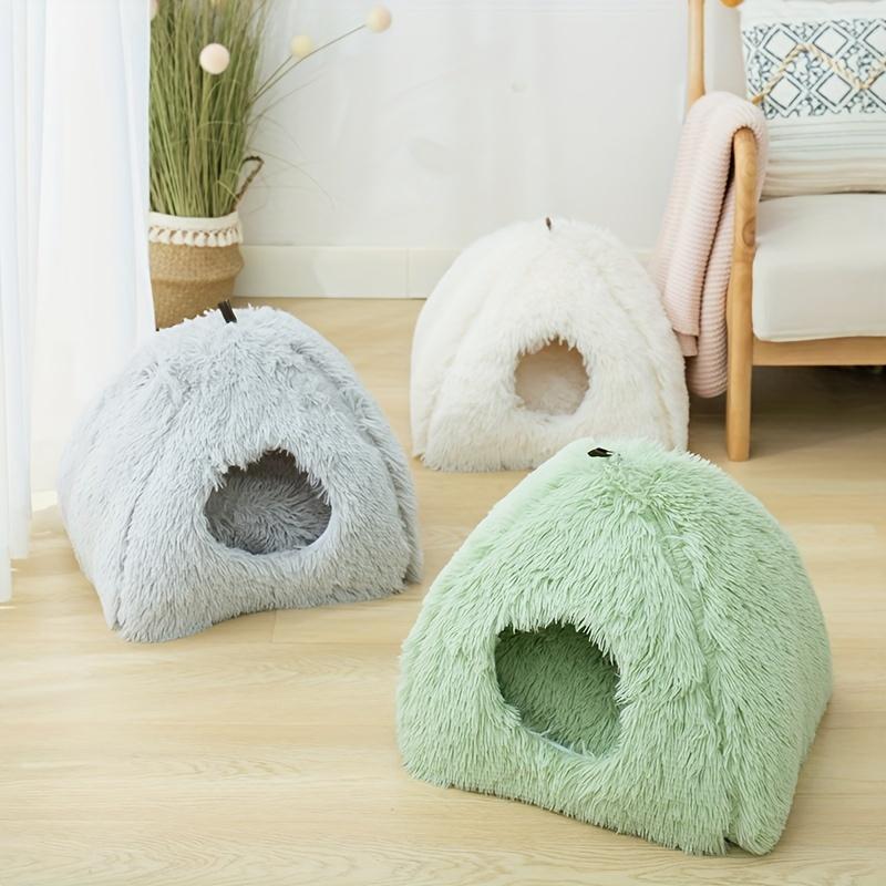 Pet Bed for Cats, Warm and Cozy, Enclosed Cave Design, Easy To Clean