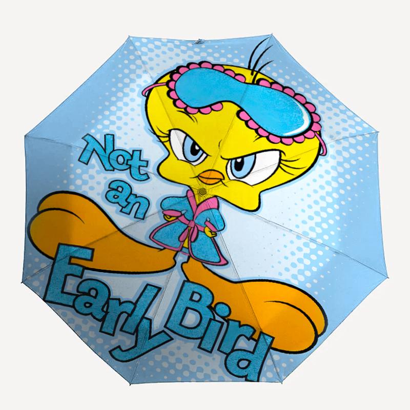1pc Tweety3 Umbrella, Sun Protection, And UV Shielding. It Has Eight Sturdy Ribs for Outdoor Use And Perfect Gift
