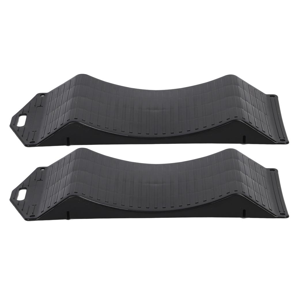 2PCS Tire Saver Ramps Heavy Duty Powerful Load Bearing Capacity Slip Resistant for Car Truck SUV RV Trailer Camper