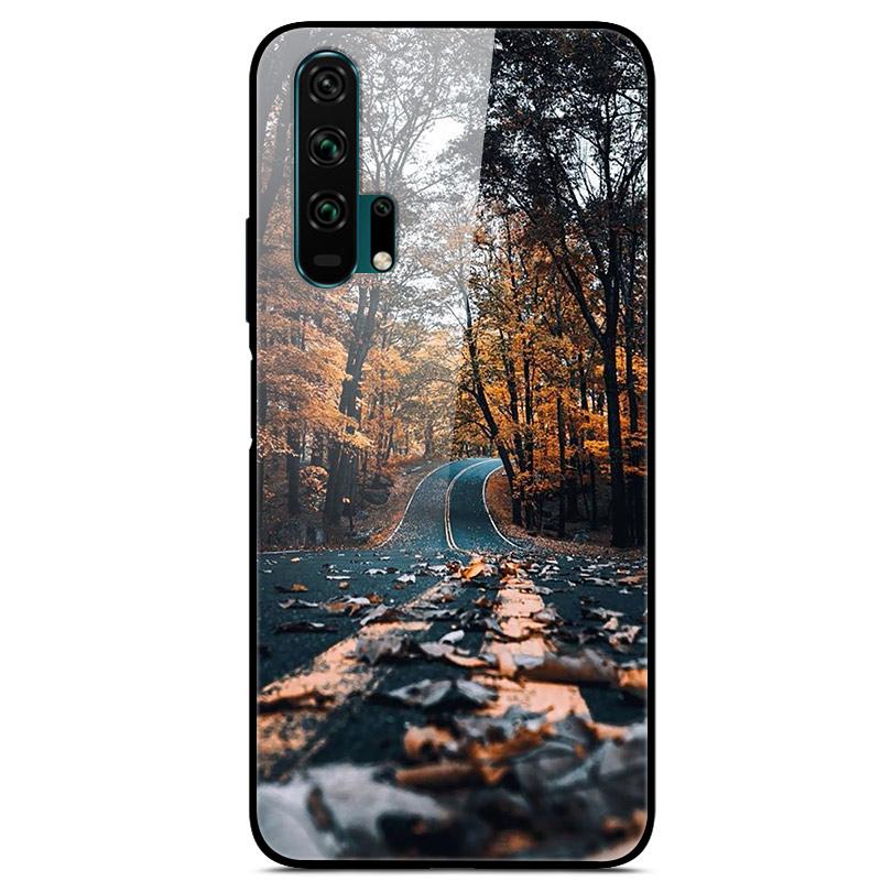 For Honor 20 Cases 20S 20Pro V20 Tempered Glass Hard Back Cover For Huawei Honor 20 Phone Cases Honor20 Pro Cover Honor20S V 20