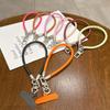 Dopamine Leather Phone Lanyard: Anti-Lost Rotating Wrist Strap & Keychain for Men and Women