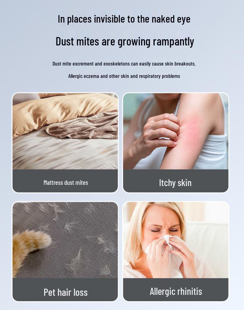 Ultraviolet Mite Removal Vacuum: High Suction, Dual-Beat Technology for Bed Cleaning