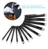 12PCS 1-10mm Leather Craft Round Hollow Hole Punch For Belt Watch Band Gasket Hollow Punch Steel Hole