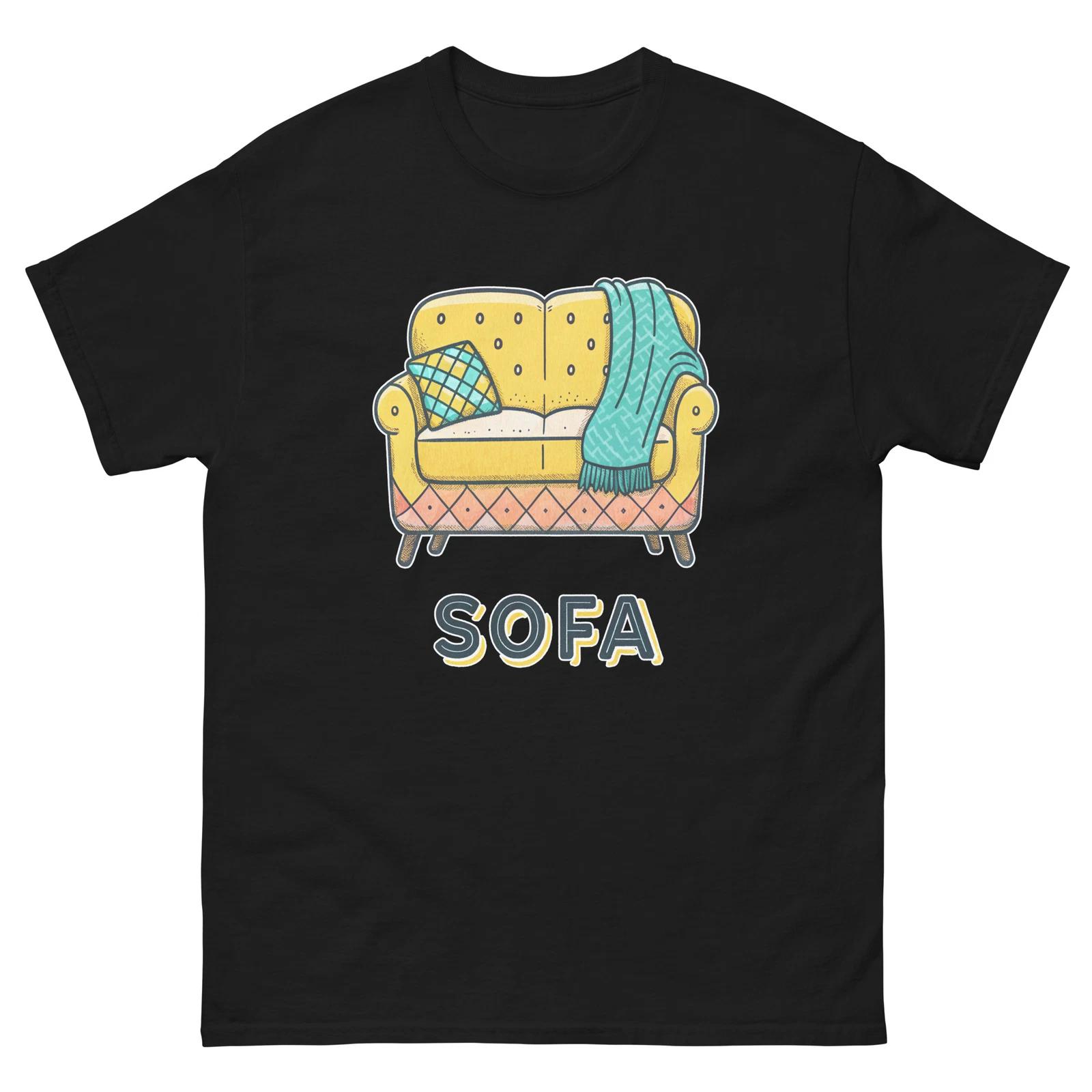Sofa Popular Illustration Object T-Shirt 2XL