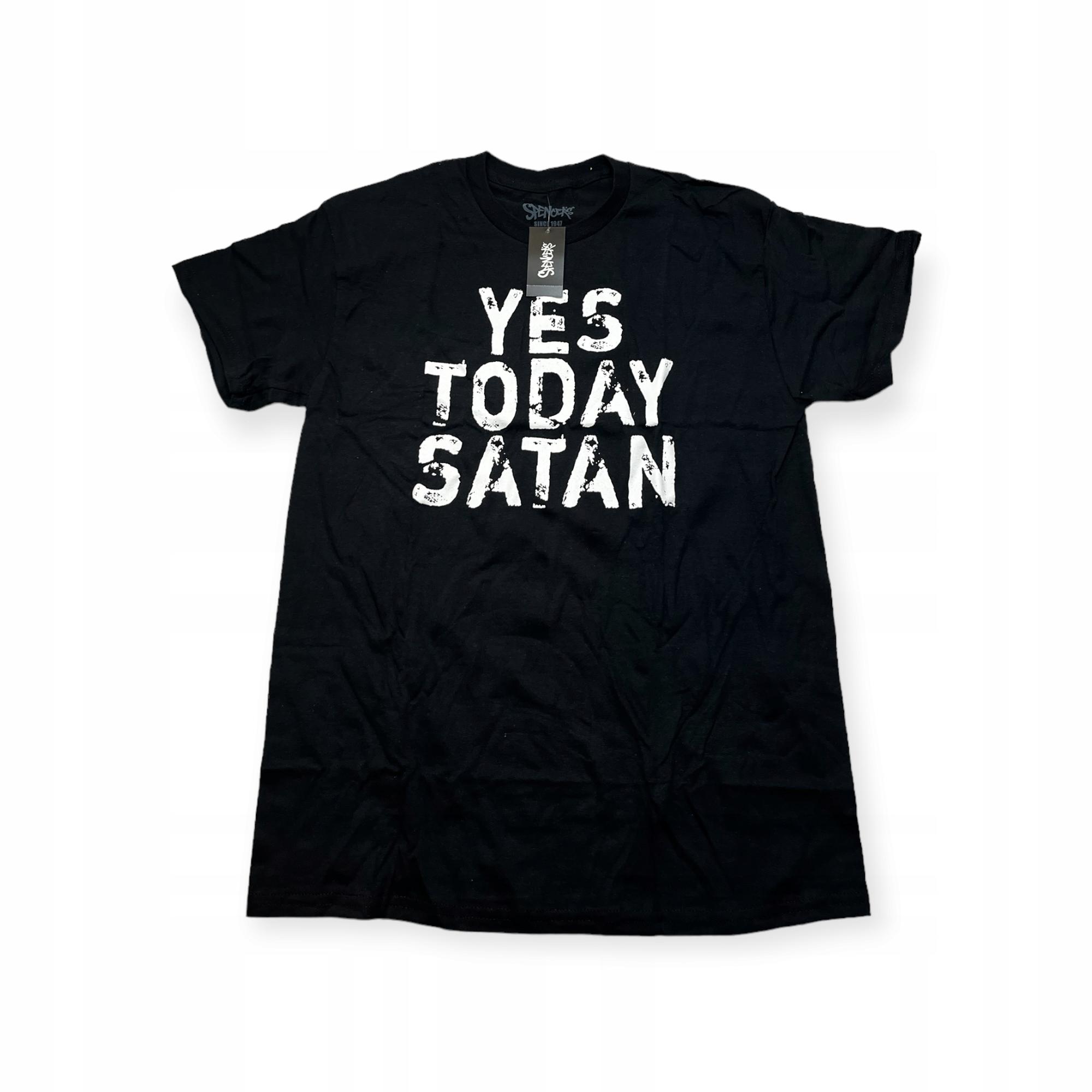 

Koszulka T-shirt męski okrągły dekolt SPENCER S nadruk M