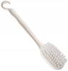Back Brush with Long Handle 4x40cm White Plastic
