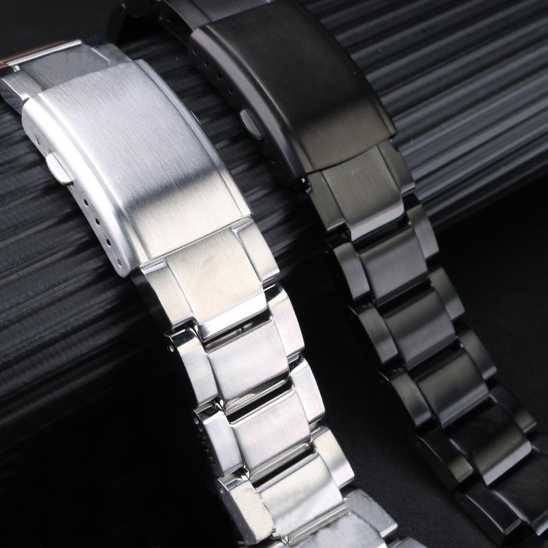 Quick Release For Casio G-SHOCK GST-B200 Stainless Steel Watchband Folding Buckle Metal Men Bracelet 24x16mm Convex Mouth Strap