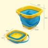 Foldable Multi-functional Sand & Water Bucket: Children's Outdoor Beach and Fishing Toy with Portable Storage