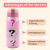 60 Question Mark Graffiti Stickers Decorate Car Laptop Handbook Stickers