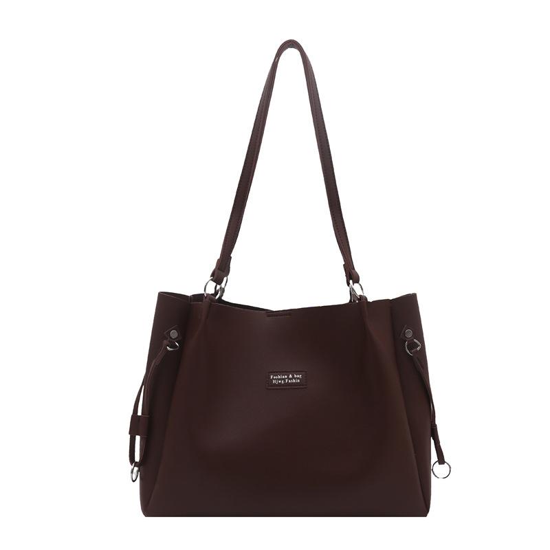 Large capacity tote bag women's bag fashionable and simple shoulder handbag commuter armpit bag