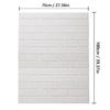 Brick pattern 70X100cm waterproof self-adhesive 3D wallpaper solid color living room wall sticker