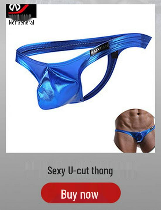 Men's Low-Rise Mesh Thongs - Breathable Nylon Lingerie