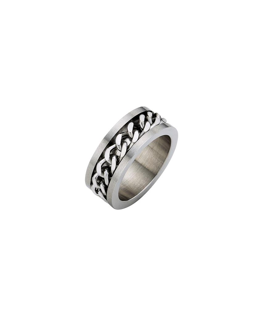 Scaletto 753 Surgical Steel Bangle Chain 2 Ring