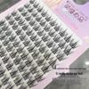 Exclusive Transparent Stem Fishtail Natural Single-Cluster False Eyelashes for Beginners