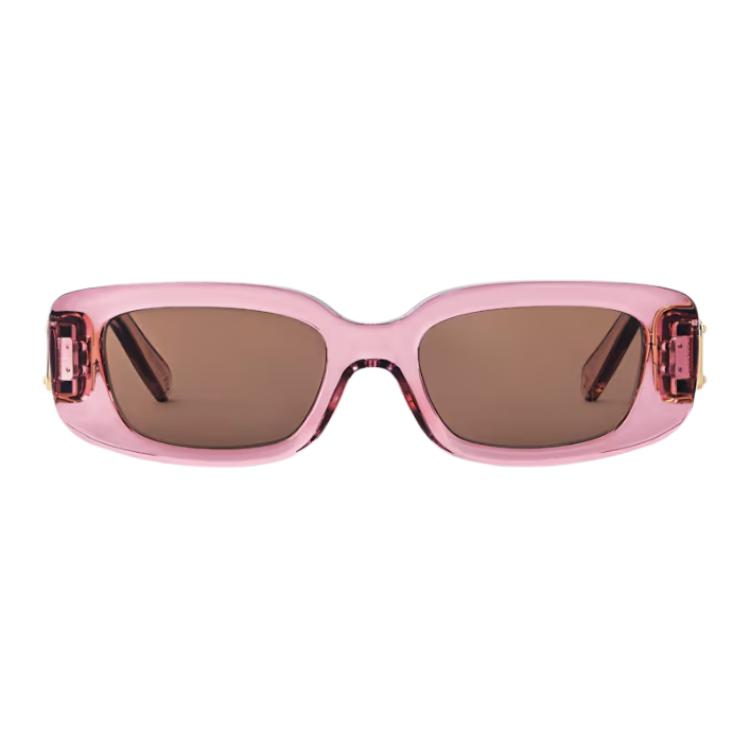 

Louis Vuitton Full Frame Design Acetate Metal Square Sunglasses Women sunglasses Pink Z3004E F,Pink