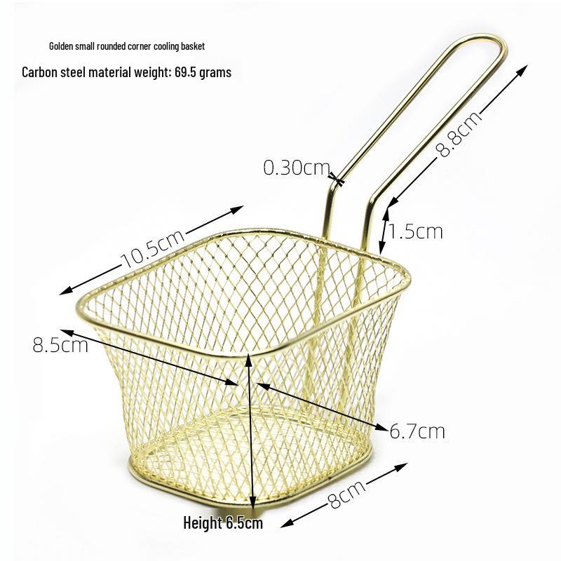 Kreativní talíř na ovoce a košík na hranolky ve tvaru lodičky, chladicí mřížka